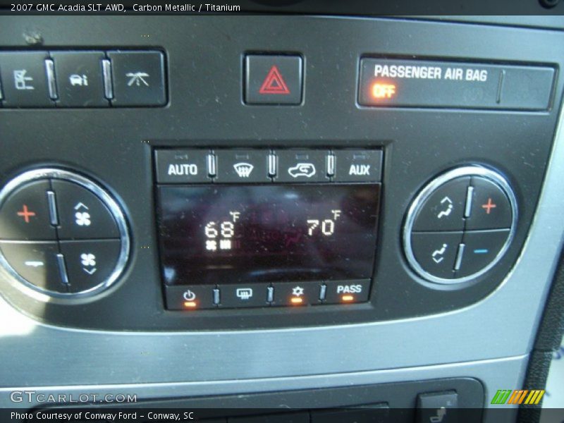 Carbon Metallic / Titanium 2007 GMC Acadia SLT AWD