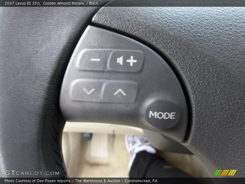 Golden Almond Metallic / Black 2007 Lexus ES 350