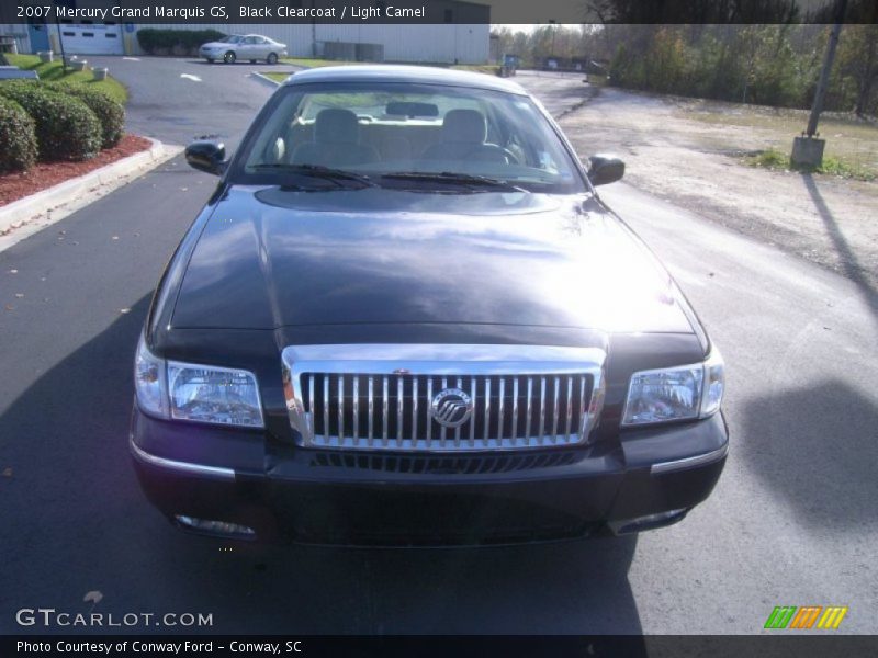 Black Clearcoat / Light Camel 2007 Mercury Grand Marquis GS