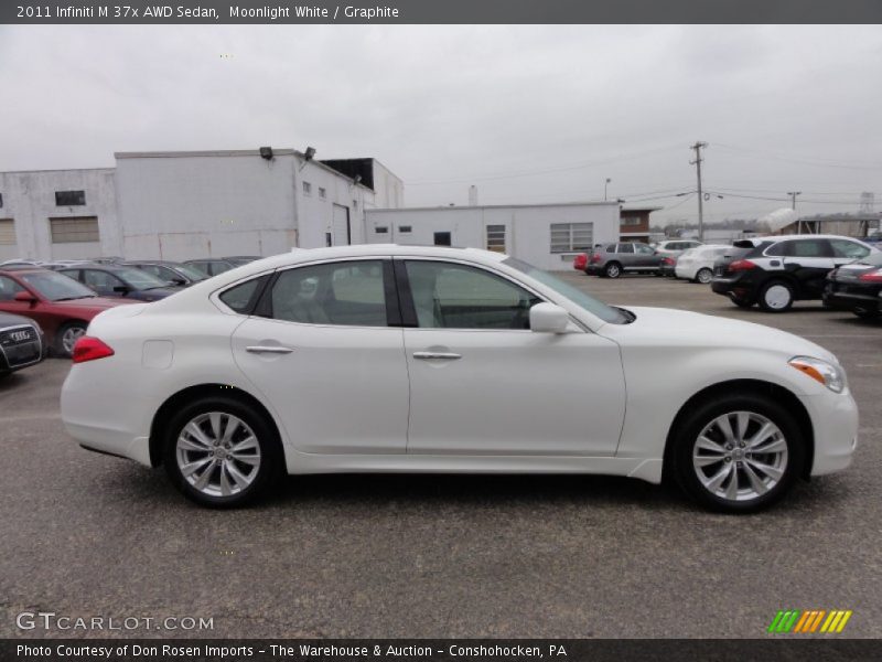 Moonlight White / Graphite 2011 Infiniti M 37x AWD Sedan
