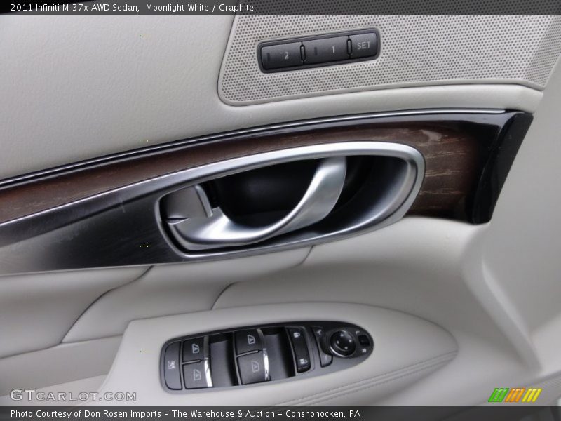 Moonlight White / Graphite 2011 Infiniti M 37x AWD Sedan