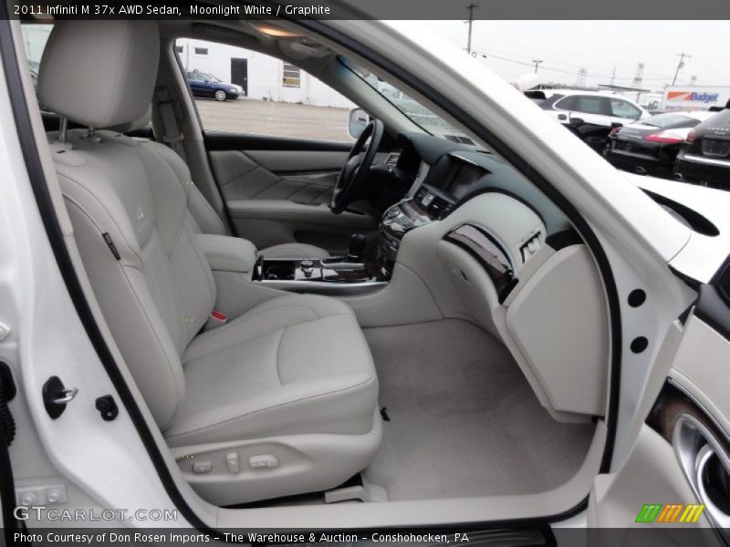 Moonlight White / Graphite 2011 Infiniti M 37x AWD Sedan