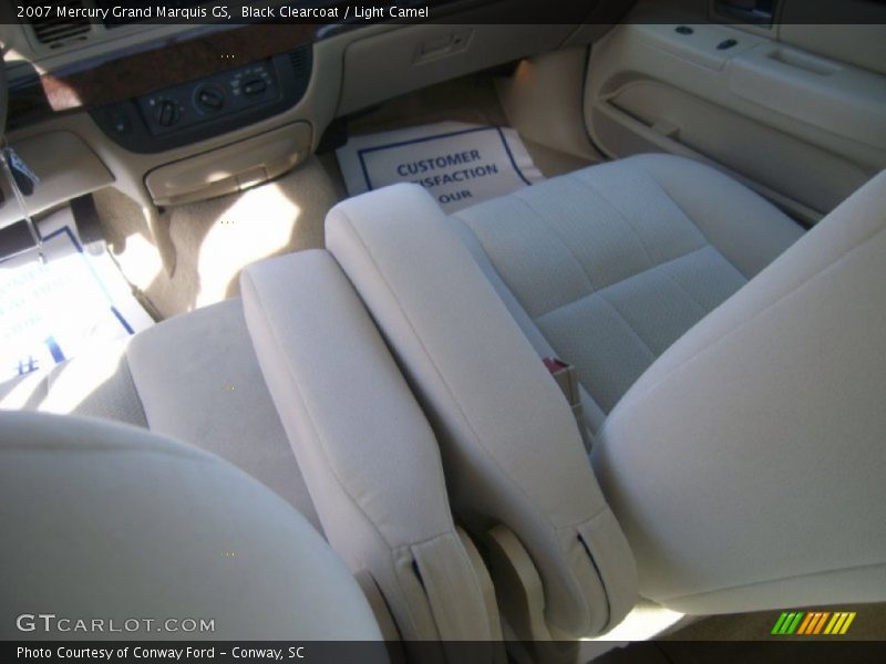 Black Clearcoat / Light Camel 2007 Mercury Grand Marquis GS