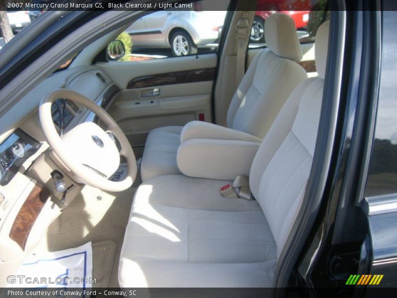Black Clearcoat / Light Camel 2007 Mercury Grand Marquis GS
