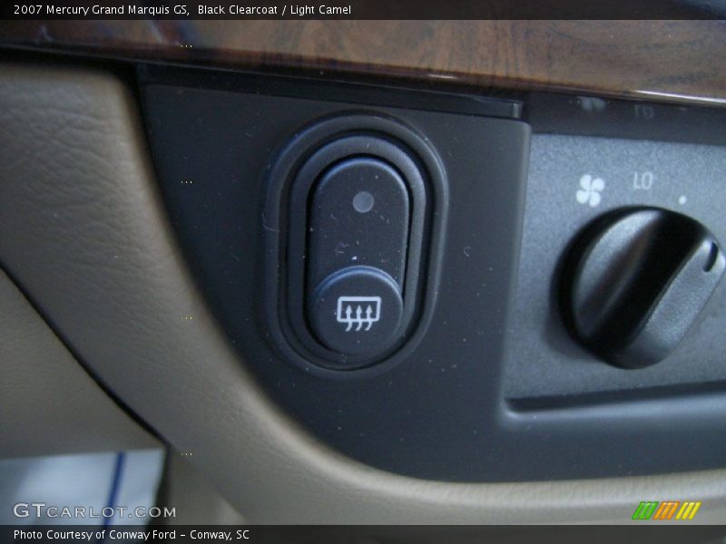 Black Clearcoat / Light Camel 2007 Mercury Grand Marquis GS