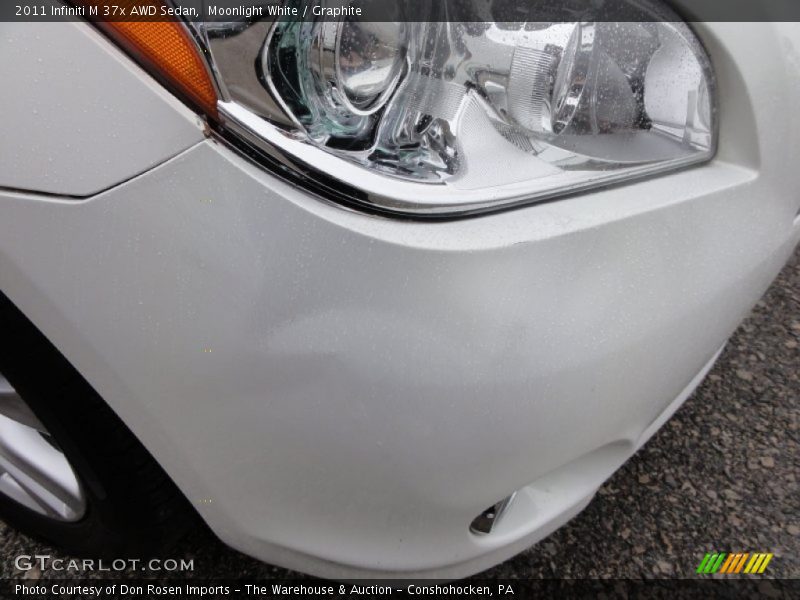 Moonlight White / Graphite 2011 Infiniti M 37x AWD Sedan