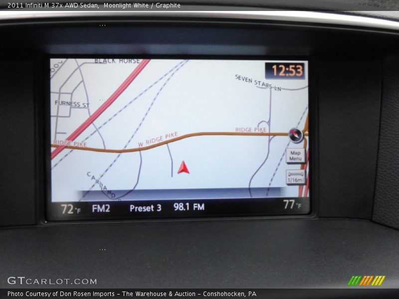 Navigation of 2011 M 37x AWD Sedan