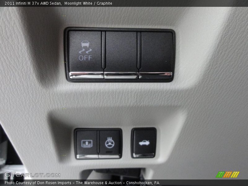 Moonlight White / Graphite 2011 Infiniti M 37x AWD Sedan