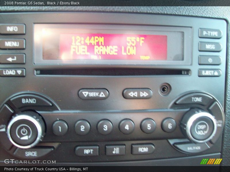 Black / Ebony Black 2008 Pontiac G6 Sedan