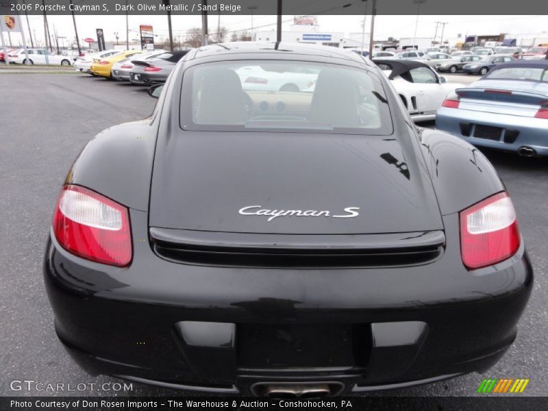 Dark Olive Metallic / Sand Beige 2006 Porsche Cayman S