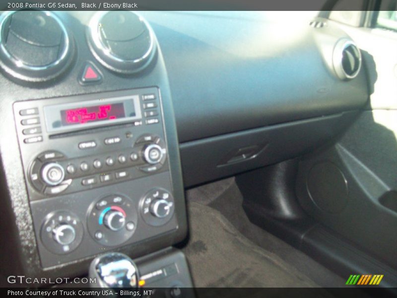 Black / Ebony Black 2008 Pontiac G6 Sedan