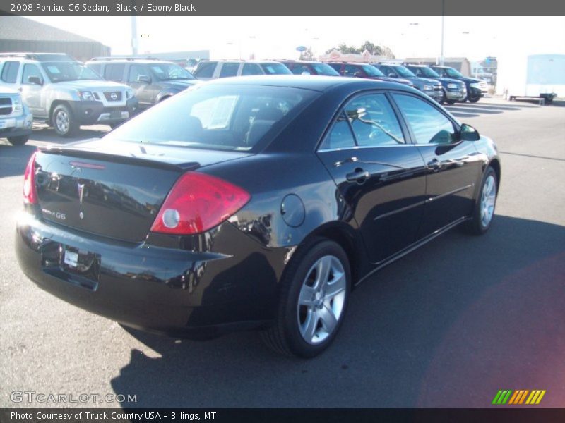 Black / Ebony Black 2008 Pontiac G6 Sedan