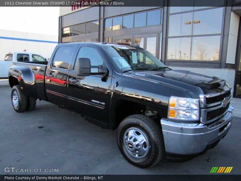 Black / Ebony 2011 Chevrolet Silverado 3500HD LT Crew Cab 4x4