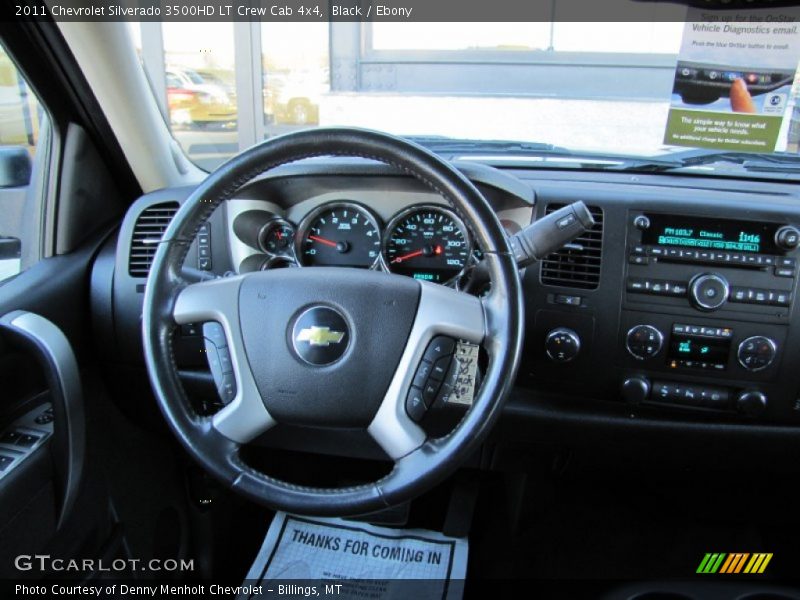 Dashboard of 2011 Silverado 3500HD LT Crew Cab 4x4