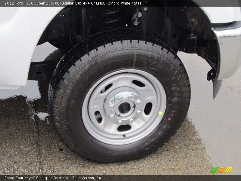 Oxford White / Steel 2012 Ford F350 Super Duty XL Regular Cab 4x4 Chassis