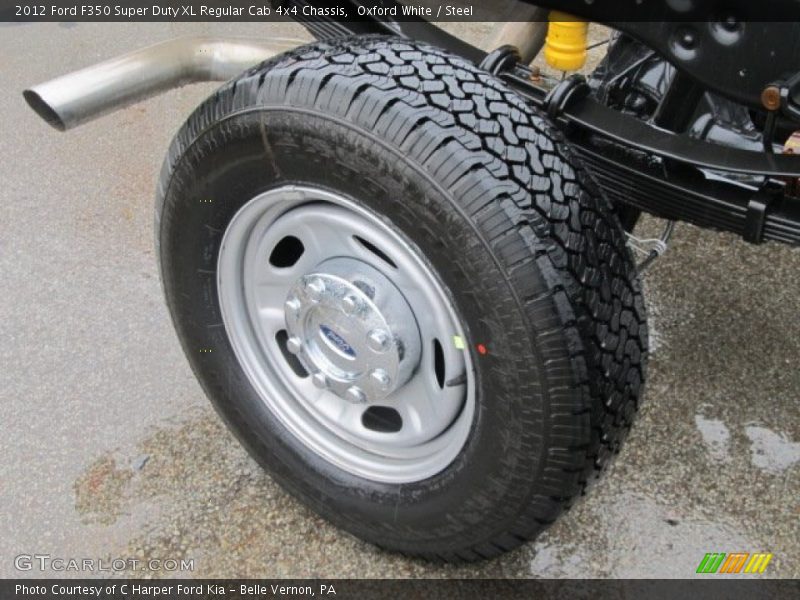 Oxford White / Steel 2012 Ford F350 Super Duty XL Regular Cab 4x4 Chassis
