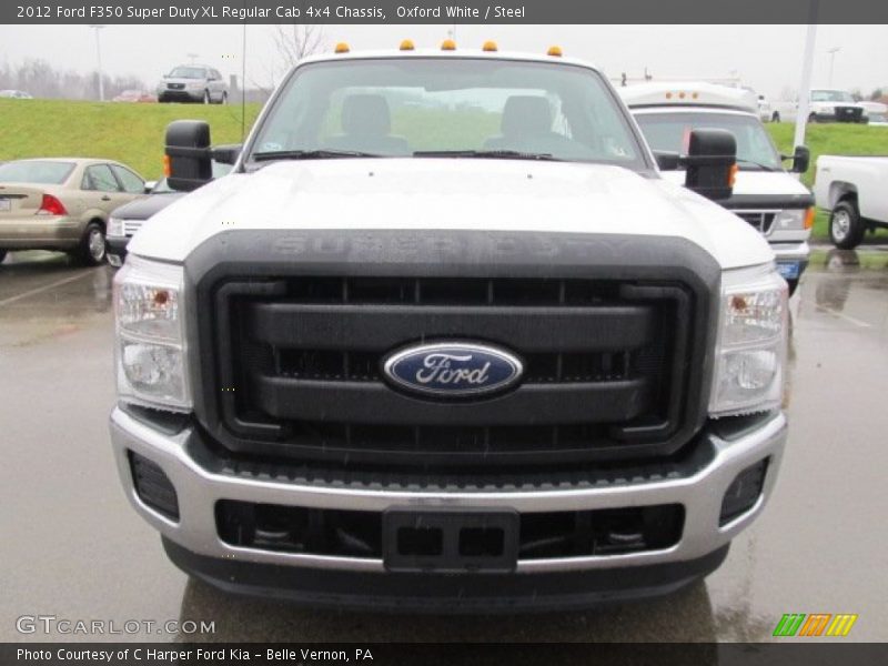 Oxford White / Steel 2012 Ford F350 Super Duty XL Regular Cab 4x4 Chassis