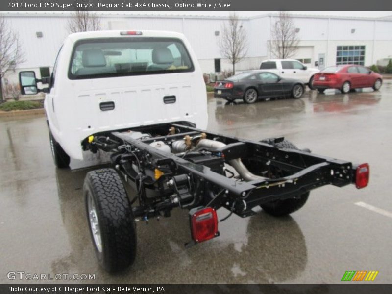 Oxford White / Steel 2012 Ford F350 Super Duty XL Regular Cab 4x4 Chassis