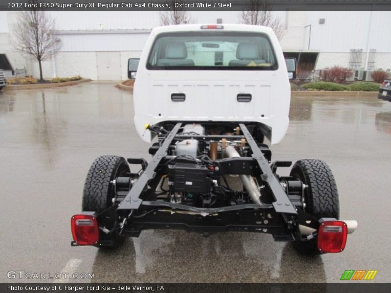 Oxford White / Steel 2012 Ford F350 Super Duty XL Regular Cab 4x4 Chassis