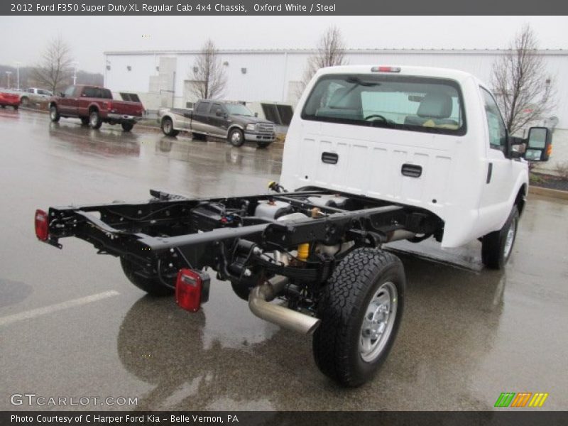 Oxford White / Steel 2012 Ford F350 Super Duty XL Regular Cab 4x4 Chassis