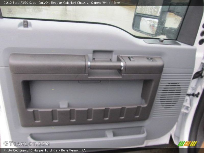 Oxford White / Steel 2012 Ford F350 Super Duty XL Regular Cab 4x4 Chassis