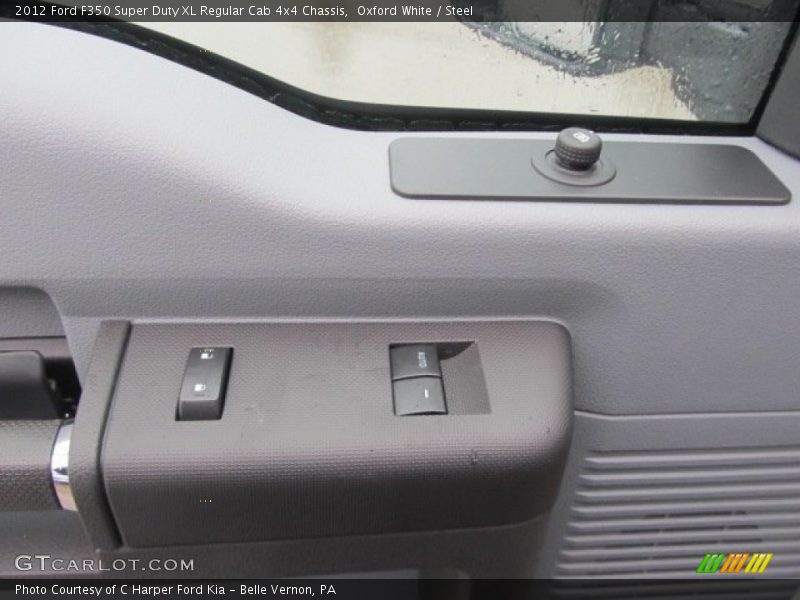 Oxford White / Steel 2012 Ford F350 Super Duty XL Regular Cab 4x4 Chassis