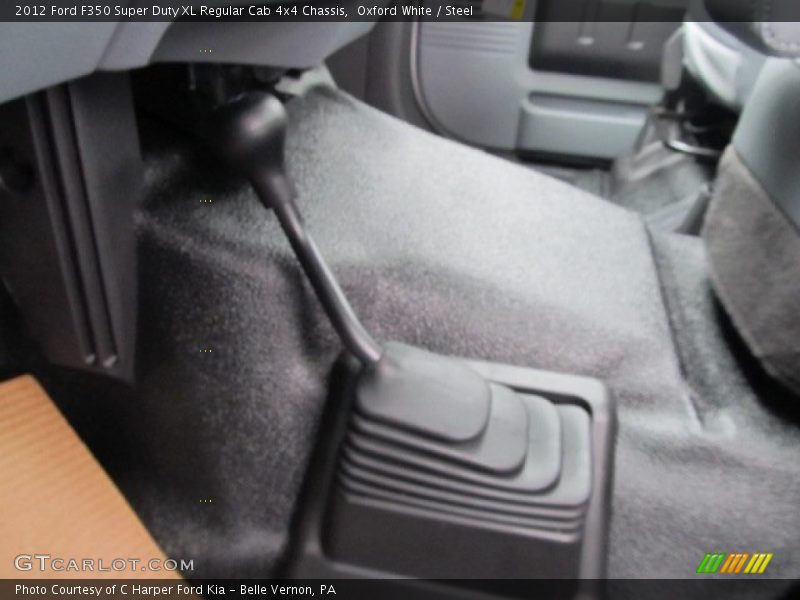 Oxford White / Steel 2012 Ford F350 Super Duty XL Regular Cab 4x4 Chassis