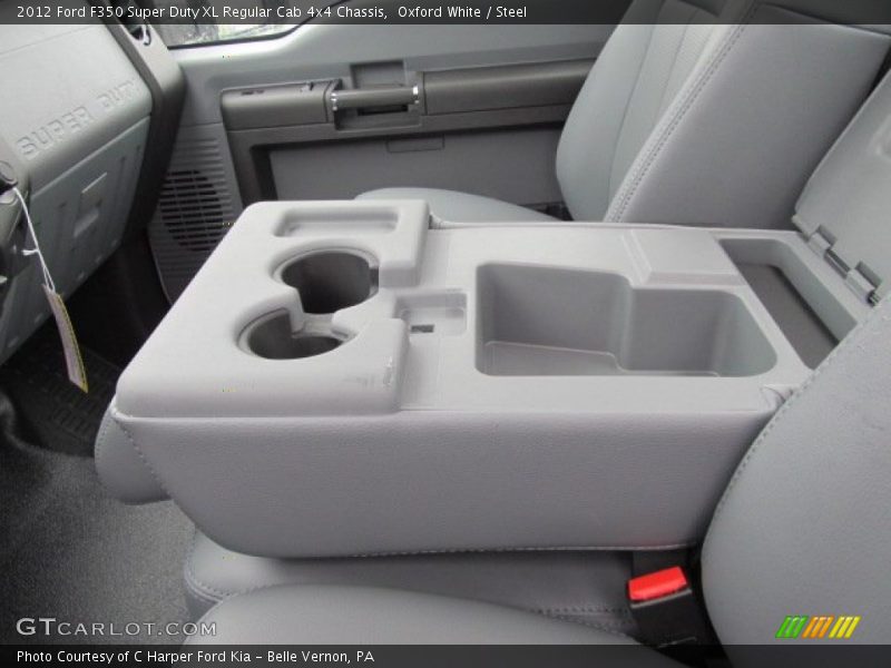 Oxford White / Steel 2012 Ford F350 Super Duty XL Regular Cab 4x4 Chassis