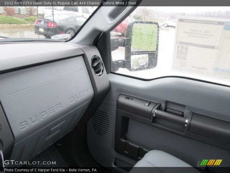 Oxford White / Steel 2012 Ford F350 Super Duty XL Regular Cab 4x4 Chassis