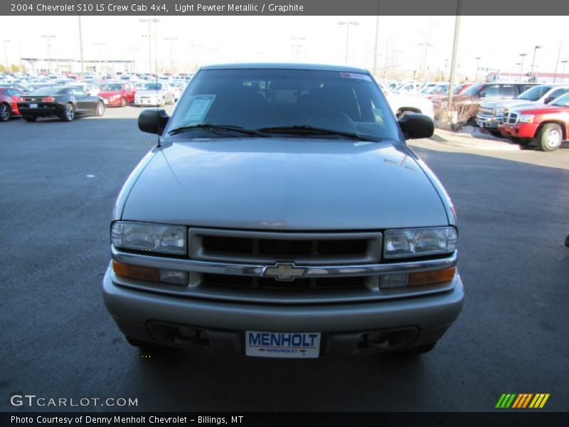 Light Pewter Metallic / Graphite 2004 Chevrolet S10 LS Crew Cab 4x4