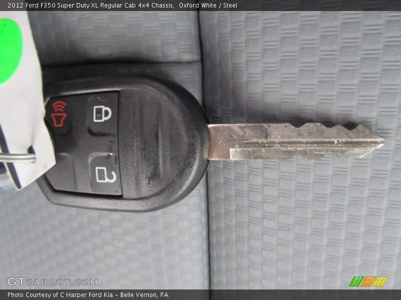 Oxford White / Steel 2012 Ford F350 Super Duty XL Regular Cab 4x4 Chassis