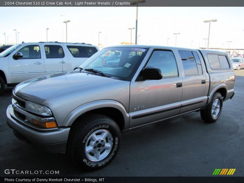Light Pewter Metallic / Graphite 2004 Chevrolet S10 LS Crew Cab 4x4