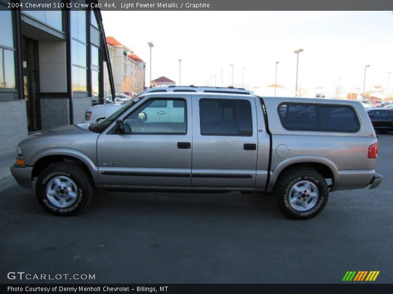 Light Pewter Metallic / Graphite 2004 Chevrolet S10 LS Crew Cab 4x4