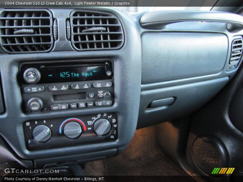 Light Pewter Metallic / Graphite 2004 Chevrolet S10 LS Crew Cab 4x4