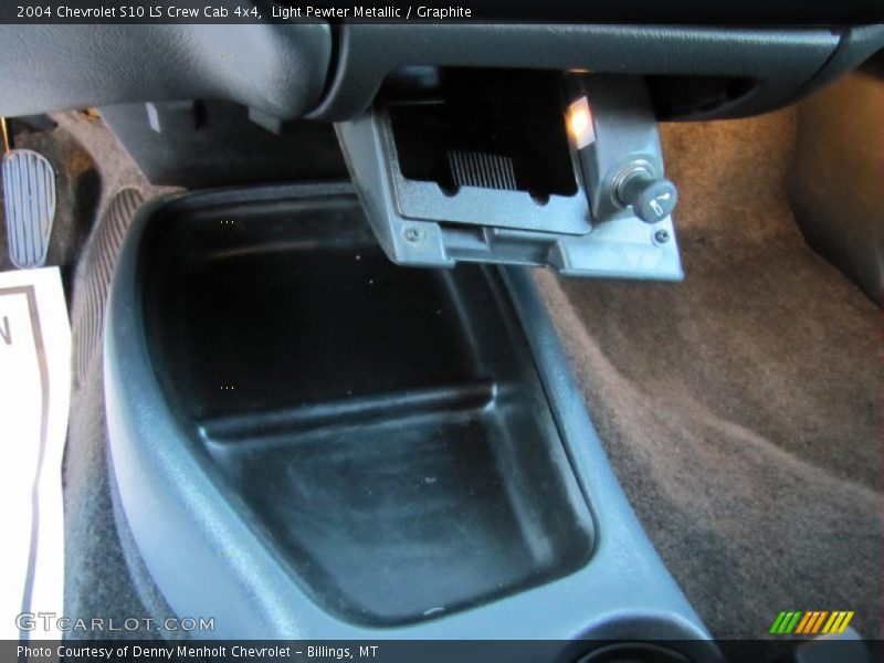 Light Pewter Metallic / Graphite 2004 Chevrolet S10 LS Crew Cab 4x4