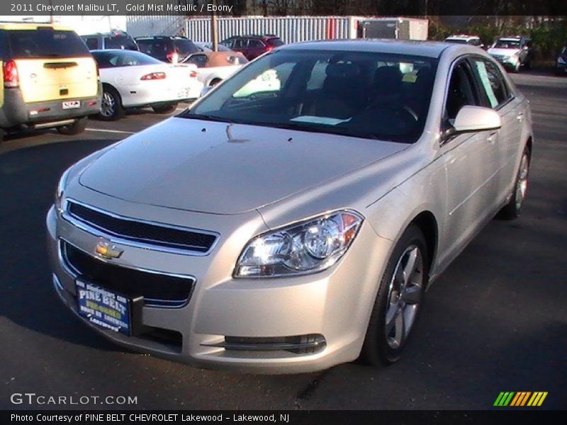 Gold Mist Metallic / Ebony 2011 Chevrolet Malibu LT