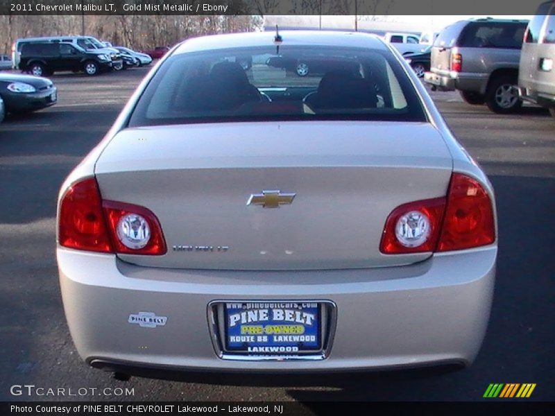 Gold Mist Metallic / Ebony 2011 Chevrolet Malibu LT
