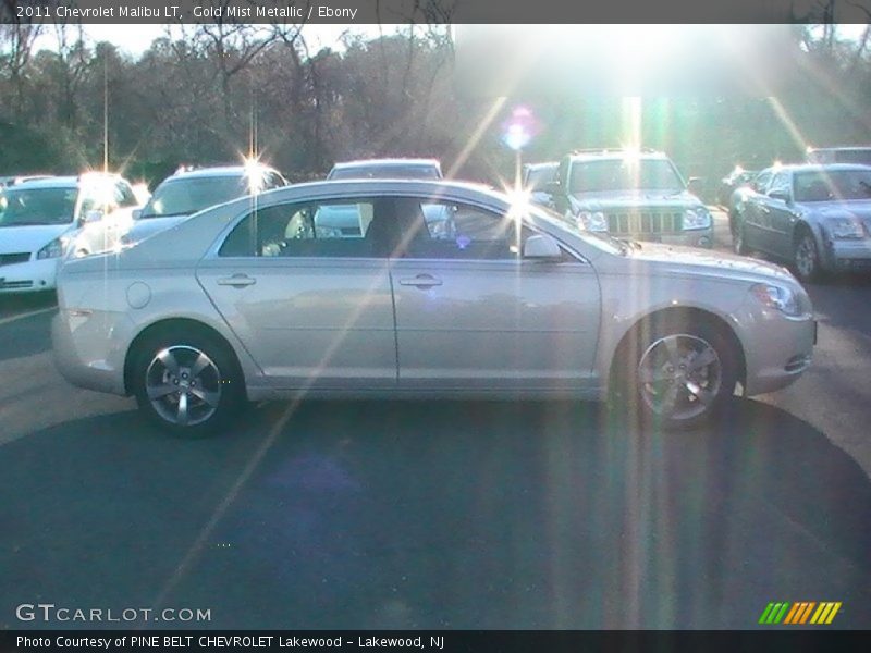 Gold Mist Metallic / Ebony 2011 Chevrolet Malibu LT