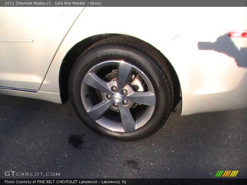 Gold Mist Metallic / Ebony 2011 Chevrolet Malibu LT