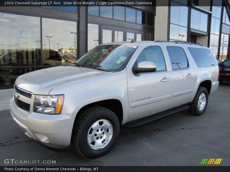 Silver Birch Metallic / Light Cashmere/Dark Cashmere 2009 Chevrolet Suburban LT 4x4