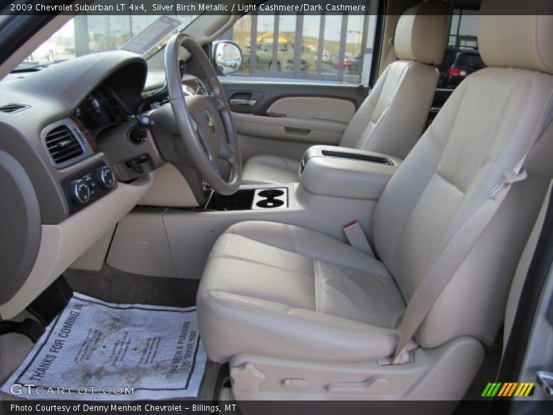 Silver Birch Metallic / Light Cashmere/Dark Cashmere 2009 Chevrolet Suburban LT 4x4