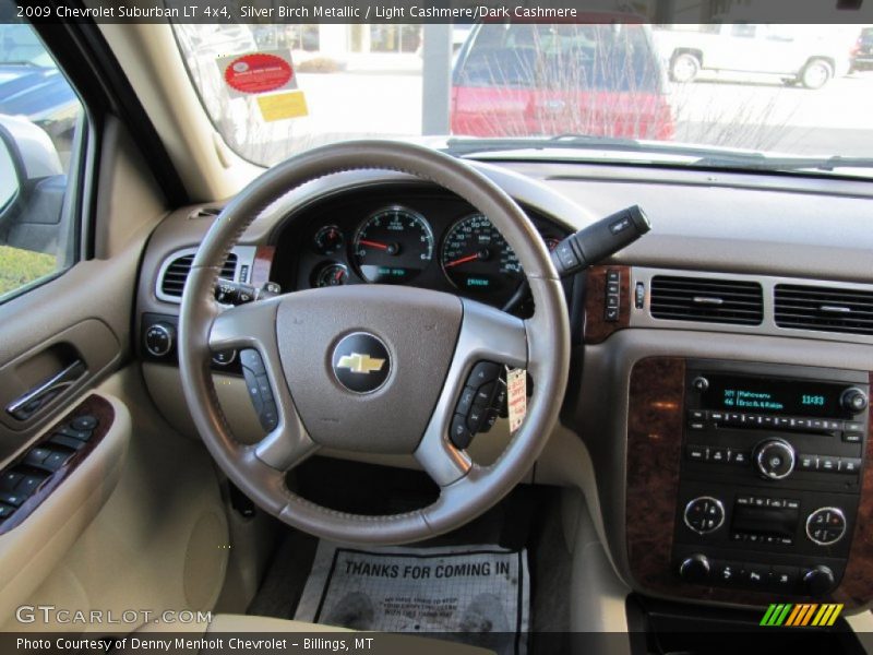 Silver Birch Metallic / Light Cashmere/Dark Cashmere 2009 Chevrolet Suburban LT 4x4