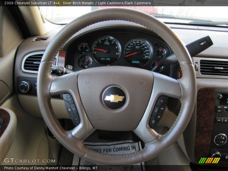 Silver Birch Metallic / Light Cashmere/Dark Cashmere 2009 Chevrolet Suburban LT 4x4