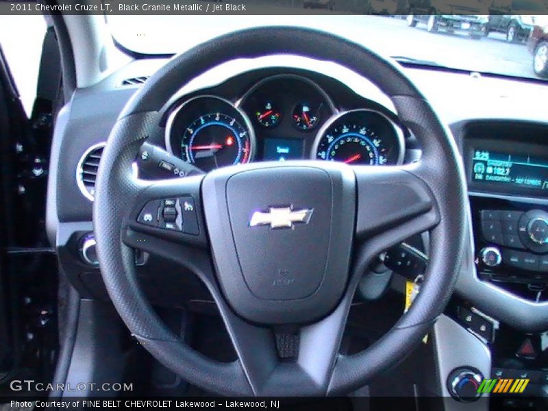 Black Granite Metallic / Jet Black 2011 Chevrolet Cruze LT