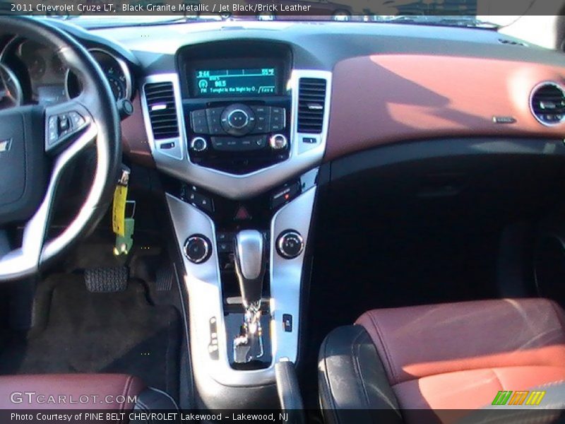 Black Granite Metallic / Jet Black/Brick Leather 2011 Chevrolet Cruze LT