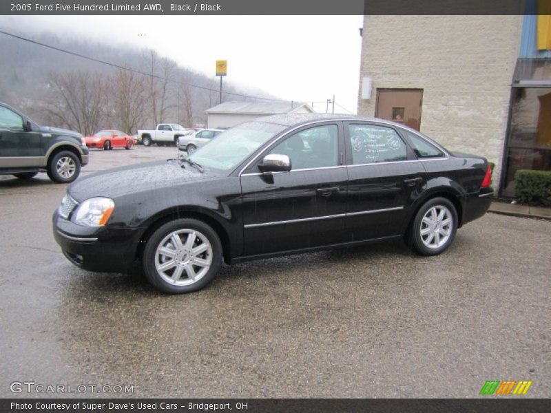 Black / Black 2005 Ford Five Hundred Limited AWD