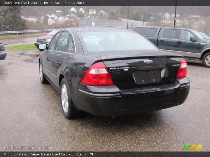 Black / Black 2005 Ford Five Hundred Limited AWD