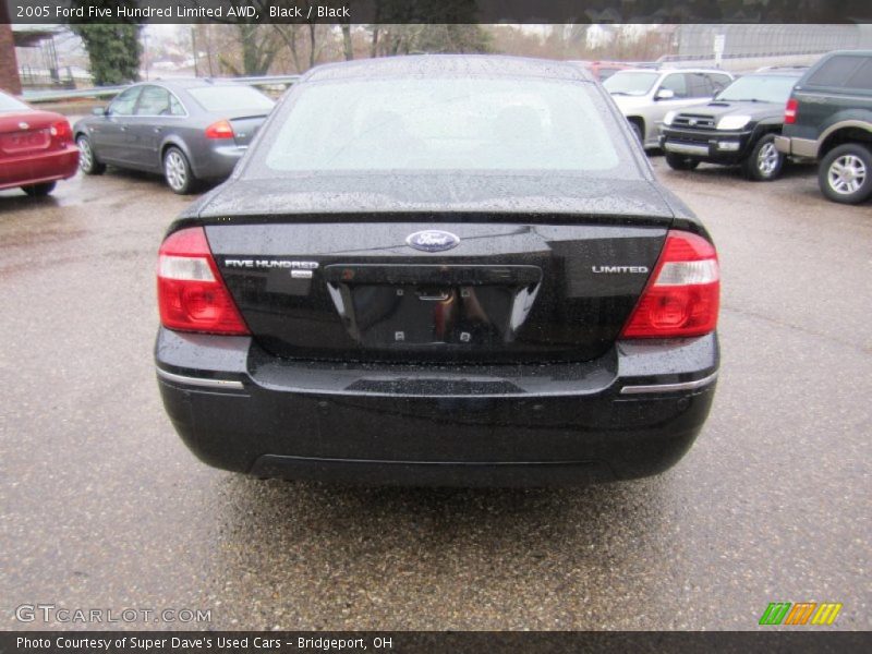 Black / Black 2005 Ford Five Hundred Limited AWD