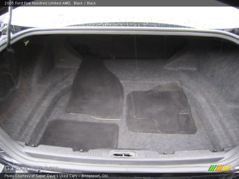  2005 Five Hundred Limited AWD Trunk