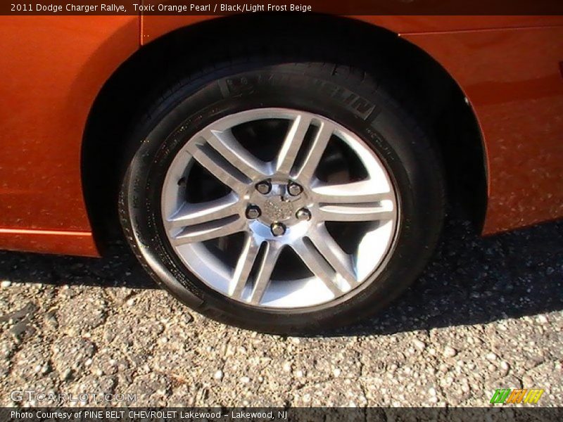 Toxic Orange Pearl / Black/Light Frost Beige 2011 Dodge Charger Rallye